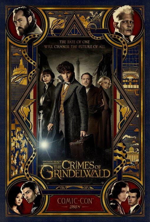 Movie poster, Fantastic Beasts - Crimes of Grindelwald; Festivale film review