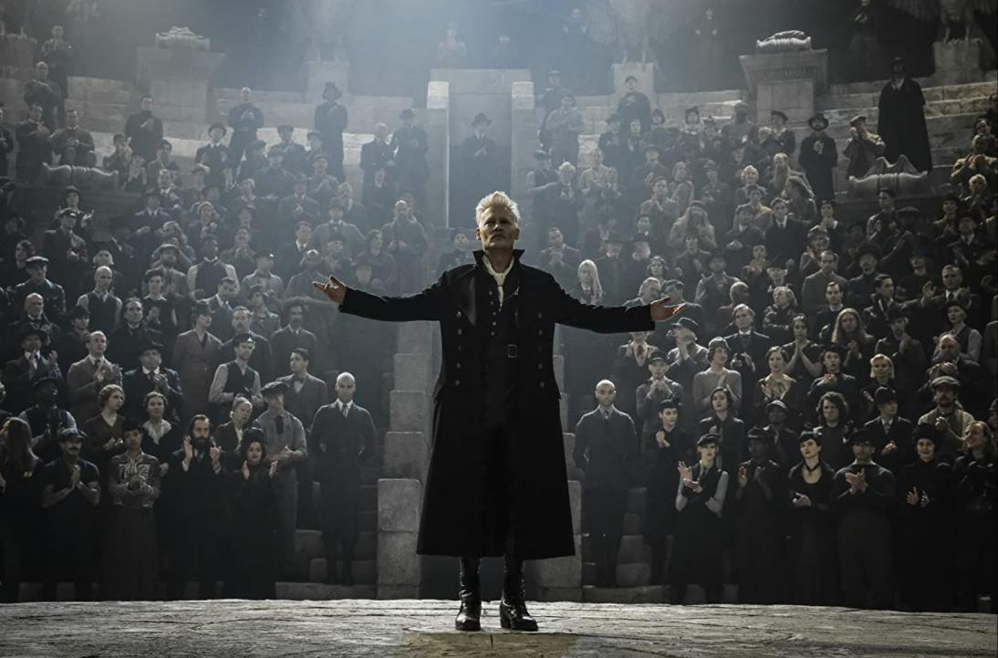 Fantastic Beasts - The Crimes of Grindelward movie still (Johnny Depp); 1094x721